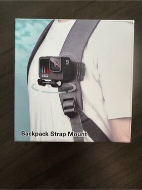Backpack Strap Mount for Action Cameras - Black